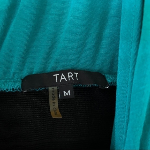 Tart Medium Turquoise and Black Bodycon Bandage Dress - Picture 5 of 5